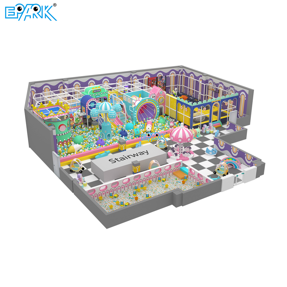 325㎡ Colorful Indoor Soft Playground with Slides & Ball Pool,EPARK Indoor Playground One-stop Solution