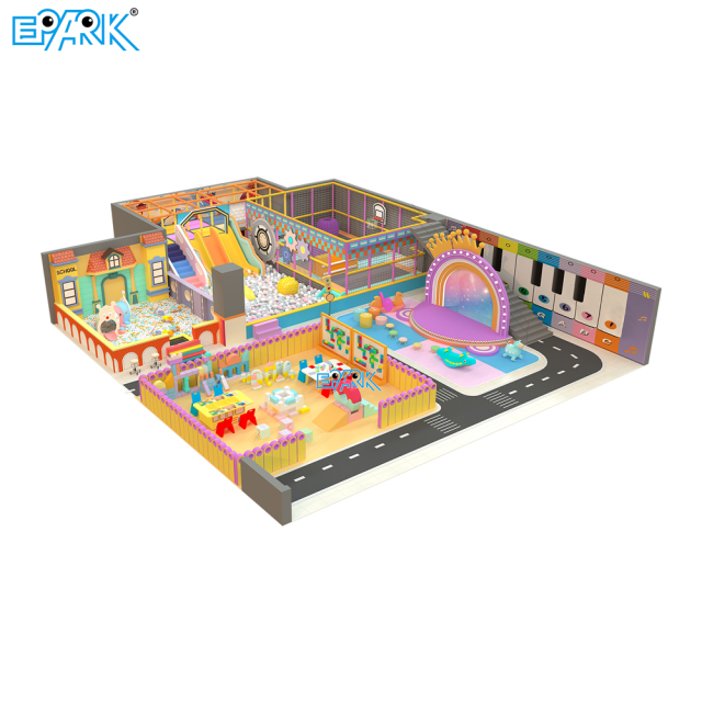530㎡ Colorful Indoor Playground with Slides & Ball Pit,EPARK Indoor Playground One-stop Solution