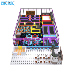 450㎡ Commercial Trampoline Park with Dodgeball & Foam Pit,EPARK Indoor Playground One-stop Solution