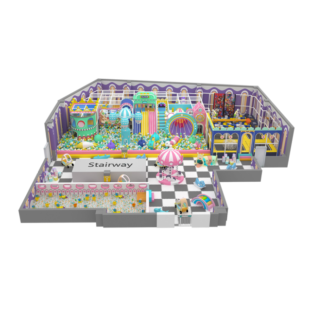 325㎡ Colorful Indoor Soft Playground with Slides & Ball Pool,EPARK Indoor Playground One-stop Solution