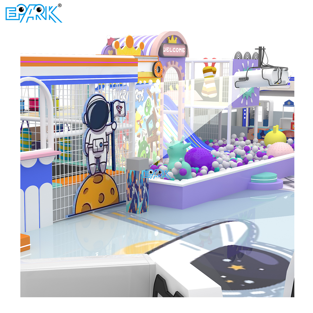 130㎡ Indoor Playground with Slides & Role Play Area,EPARK Indoor Playground One-stop Solution