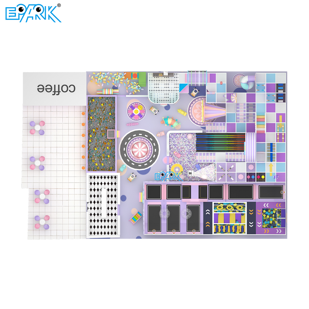 650㎡ Indoor Playground with Trampoline & Adventure Zones,EPARK Indoor Playground One-stop Solution