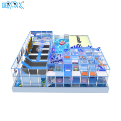 ㎡ Ocean Theme Indoor Playground with Slides & Trampoline,EPARK Indoor Playground One-stop Solution
