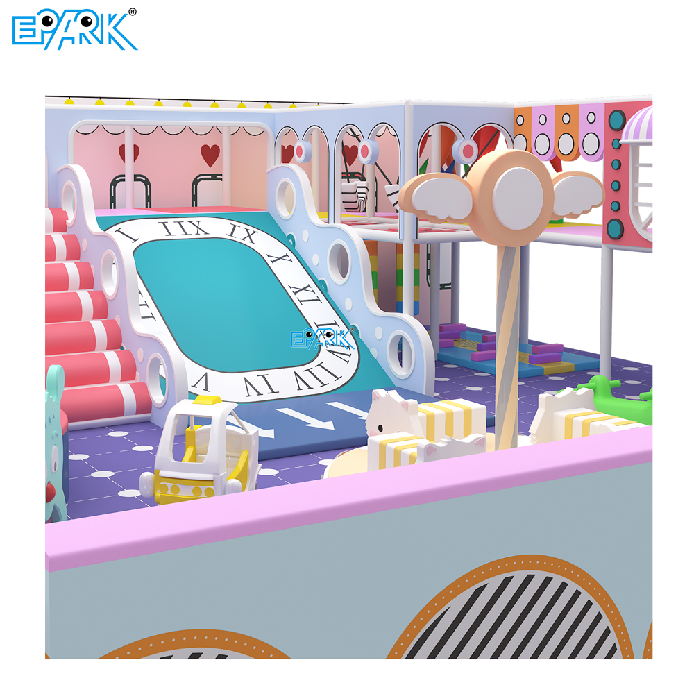 195㎡ Pink Indoor Playground with Slides and Ball Pool,EPARK Indoor Playground One-stop Solution