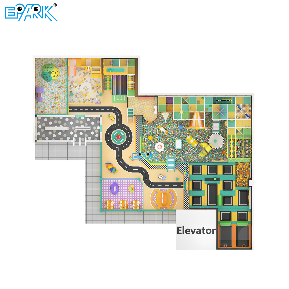 845㎡ Commercial Indoor Playground with Slides and Ball Pit,EPARK Indoor Playground One-stop Solution