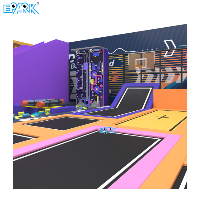 638㎡ Commercial Indoor Playground with Trampoline and Slides,EPARK Indoor Playground One-stop Solution