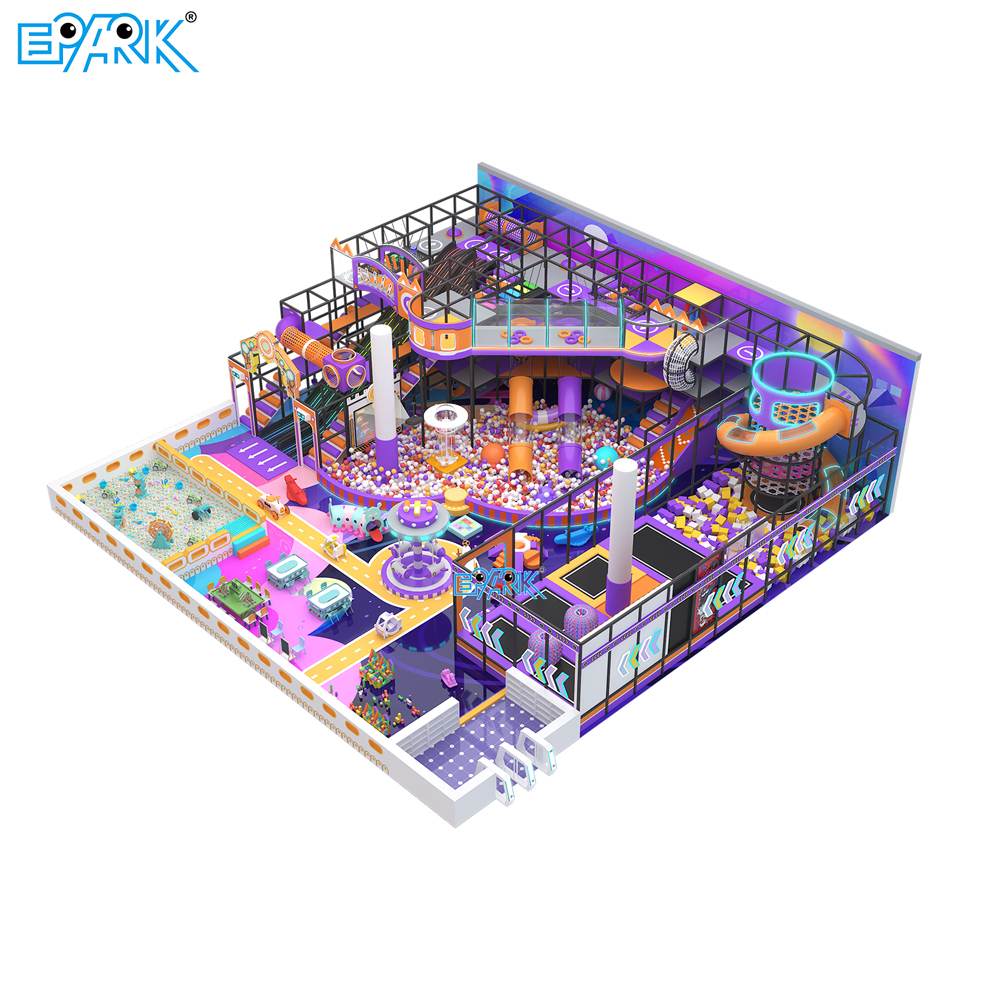 400㎡ Futuristic Indoor Playground with Slides & Ball Pit,EPARK Indoor Playground One-stop Solution