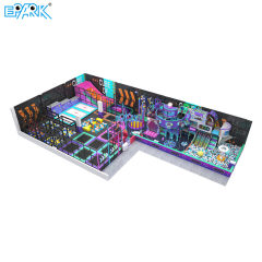 440㎡ Futuristic Indoor Playground with Trampoline & Slides,EPARK Indoor Playground One-stop Solution