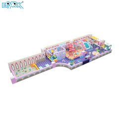 195㎡ Pink Indoor Playground with Slides and Ball Pool,EPARK Indoor Playground One-stop Solution