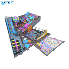 863㎡ Futuristic Indoor Playground with Slides,EPARK Indoor Playground One-stop Solution