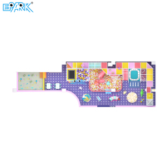 195㎡ Pink Indoor Playground with Slides and Ball Pool,EPARK Indoor Playground One-stop Solution