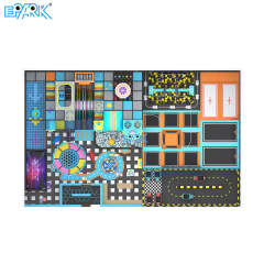 465㎡ Space Theme Indoor Playground with Trampoline & Slides,EPARK Indoor Playground One-stop Solution