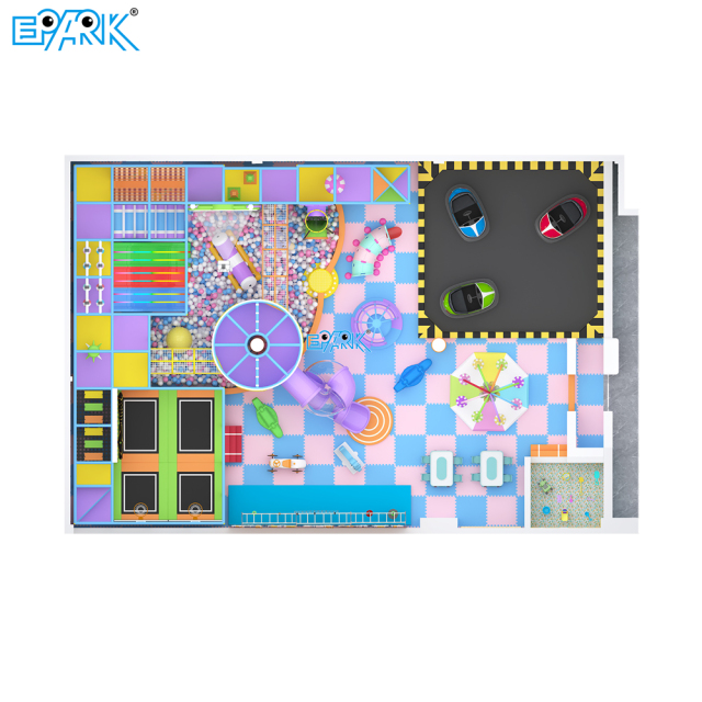267㎡ Colorful Indoor Playground with Slides and Ball Pit,EPARK Indoor Playground One-stop Solution