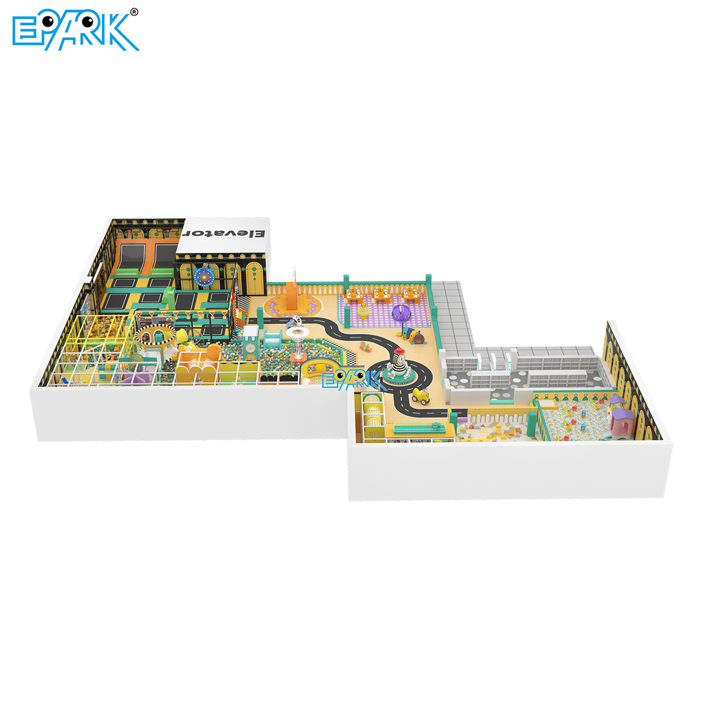 845㎡ Commercial Indoor Playground with Slides and Ball Pit,EPARK Indoor Playground One-stop Solution