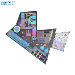 863㎡ Futuristic Indoor Playground with Slides,EPARK Indoor Playground One-stop Solution