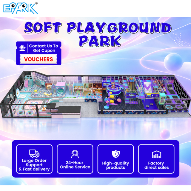 594㎡ Futuristic Indoor Playground with Slides,EPARK Indoor Playground One-stop Solution