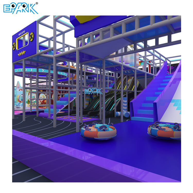 594㎡ Futuristic Indoor Playground with Slides,EPARK Indoor Playground One-stop Solution