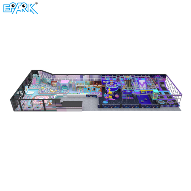 594㎡ Futuristic Indoor Playground with Slides,EPARK Indoor Playground One-stop Solution