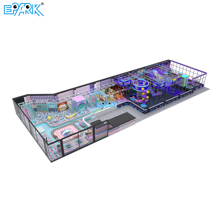 594㎡ Futuristic Indoor Playground with Slides,EPARK Indoor Playground One-stop Solution