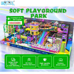 250㎡ Futuristic Indoor Playground with Slides,EPARK Indoor Playground One-stop Solution