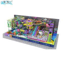 250㎡ Futuristic Indoor Playground with Slides,EPARK Indoor Playground One-stop Solution