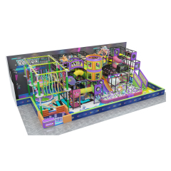 250㎡ Futuristic Indoor Playground with Slides,EPARK Indoor Playground One-stop Solution