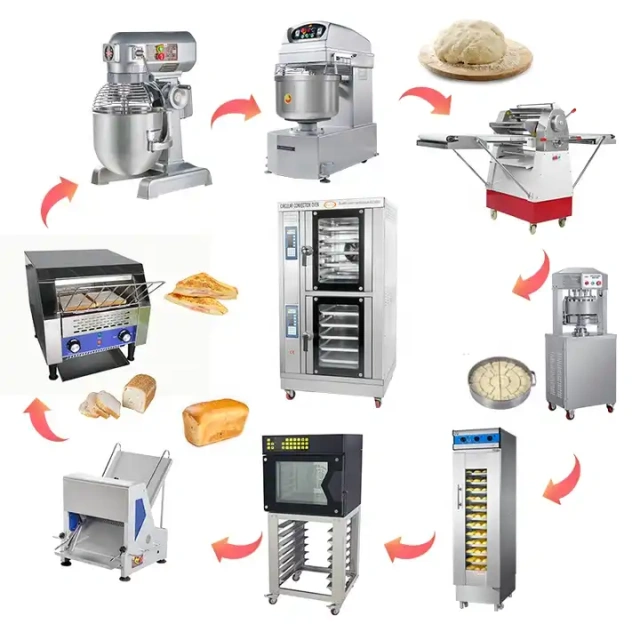 Professional commercial multifunctional oven hot air circulation pastry bread electric baking oven