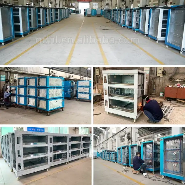 Henglian Commercial Bread Baking Oven Prices Complete Bakery Equipment Machine Electric Ovens For Bakery For Sale