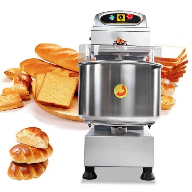 Cake Bread Dough Spiral Mixer Industrial Commercial 20L 30L 40L 50L Pizza Accessories Steel Stainless Power Mix Food