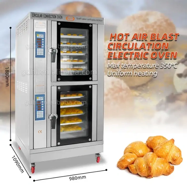 Professional commercial multifunctional oven hot air circulation pastry bread electric baking oven