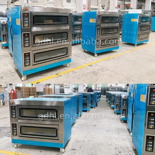 Henglian Commercial Bread Baking Oven Prices Complete Bakery Equipment Machine Electric Ovens For Bakery For Sale