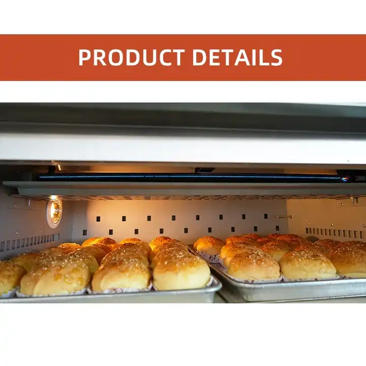 Commercial 3 Deck 6Tray Multifuel Pizza Oven Gas Deck Oven Bakery Oven Prices For Sale
