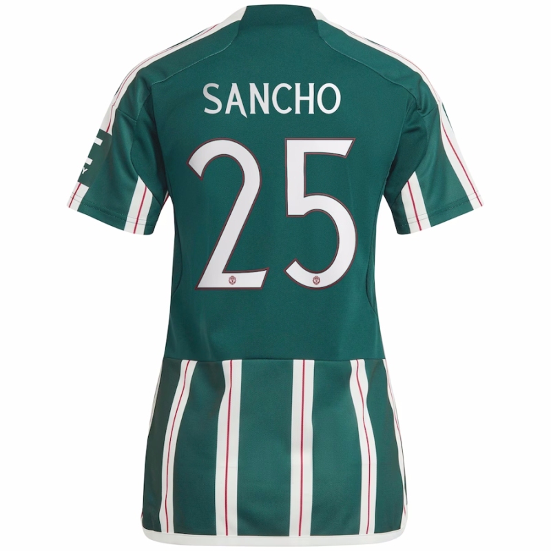 Manchester United Away Jersey  2023/24 With Sancho 25 Printing Short sleeve free shipping