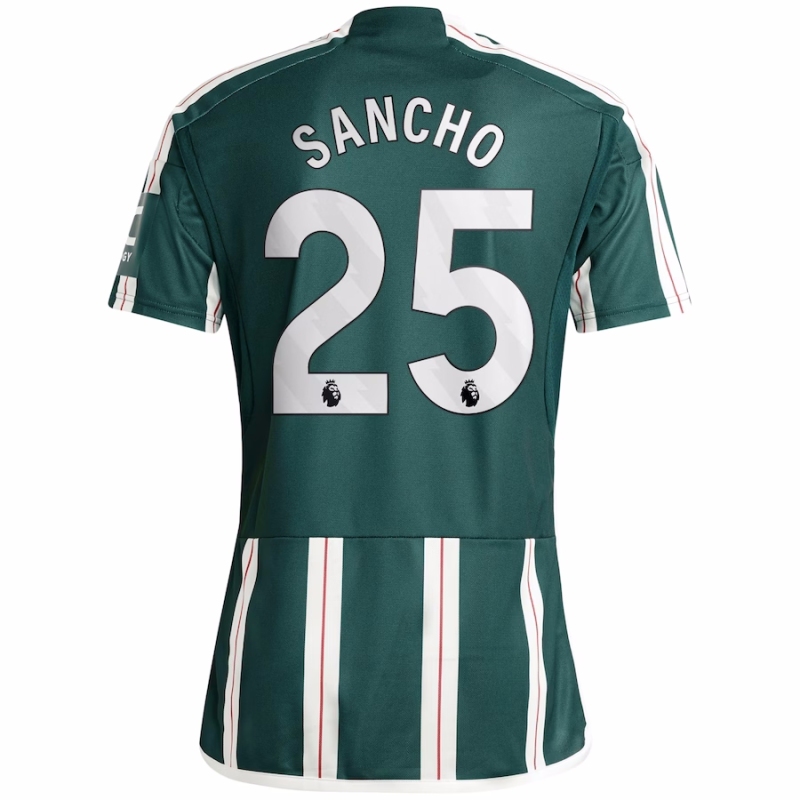 Manchester United Away Jersey  2023/24 With Sancho 25 Printing Short sleeve free shipping