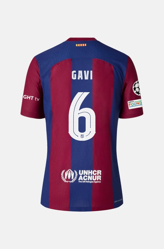 FC Barcelona fan version home Jersey - GAVI 23/24   free shipping