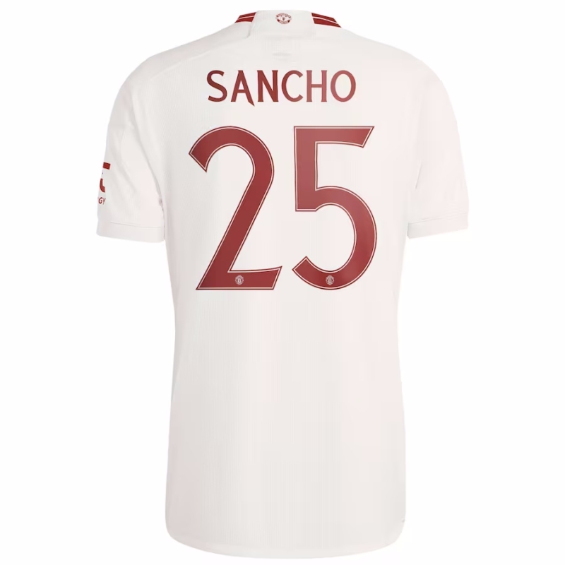 Manchester United Third away  2023/24 With Sancho 25 Printing Short sleeve free shipping