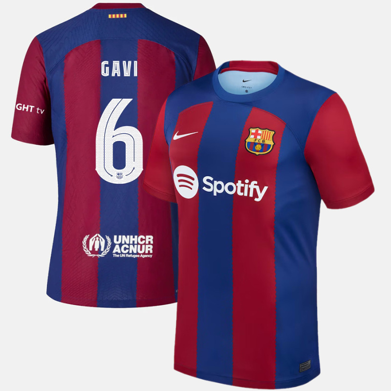 FC Barcelona fan version home Jersey - GAVI 23/24   free shipping