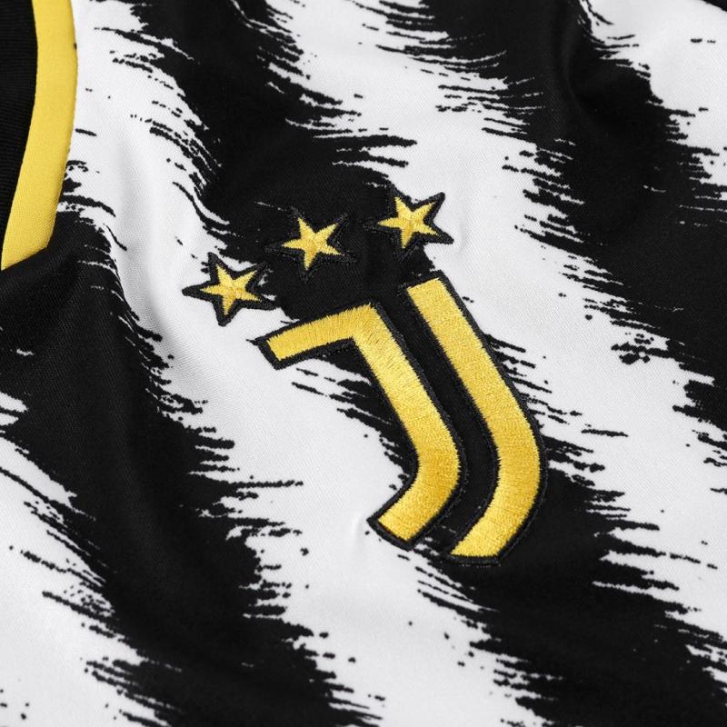 Juventus Home Jersey customize Short sleeve   Fan Version Soccer Jersey 2023/24