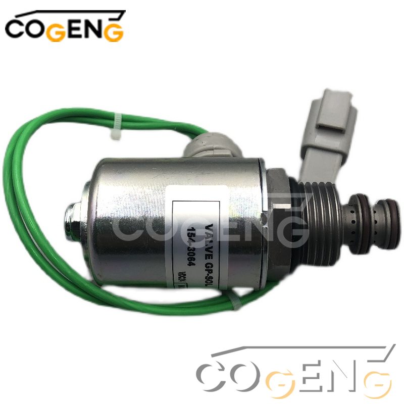 COGENG 154-3064 (1543064) Caterpillar Solenoid Valve | 24V | Direct OEM Replacement for 824G 825G 826G 950F2 960F,Excavator Solenoid Valve | Excavator Pressure Switch | Excavator Revolution Sensor | Excavator Wiring Harness | Excavator Throttle Motor --- COGENG High-Qulity Parts Service GAOGENG Provider,COGENG 154-3064 CAT Solenoid Valve 824G 960F 24V Direct Fit