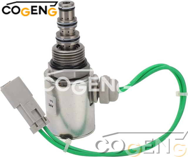 COGENG 144-1644 Caterpillar Solenoid Valve | 24V | Direct OEM Replacement for CAT E36 E46 E252 E62B,Excavator Solenoid Valve | Excavator Pressure Switch | Excavator Revolution Sensor | Excavator Wiring Harness | Excavator Throttle Motor --- COGENG High-Qulity Parts Service GAOGENG Provider,COGENG 144-1644 24V CAT Solenoid | E36-E252 Mini Exc