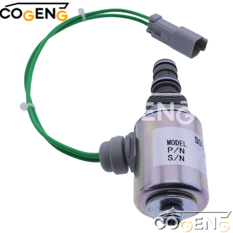 COGENG 144-1644 Caterpillar Solenoid Valve | 24V | Direct OEM Replacement for CAT E36 E46 E252 E62B,Excavator Solenoid Valve | Excavator Pressure Switch | Excavator Revolution Sensor | Excavator Wiring Harness | Excavator Throttle Motor --- COGENG High-Qulity Parts Service GAOGENG Provider,COGENG 144-1644 24V CAT Solenoid | E36-E252 Mini Exc
