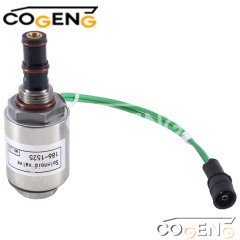 COGENG 186-1525 Caterpillar Solenoid Valve | Round Plug Connector | Direct OEM Replacement for 20H 12H 135H 140H 143H 160H,Excavator Solenoid Valve | Excavator Pressure Switch | Excavator Revolution Sensor | Excavator Wiring Harness | Excavator Throttle Motor --- COGENG High-Qulity Parts Service GAOGENG Provider,COGENG 186-1525 Caterpillar Motor Grader Solenoid Valve | Round Plug Connector | Direct OEM Replacement for H-Series Graders 12H-160H | CG-SV-186-1525-RP