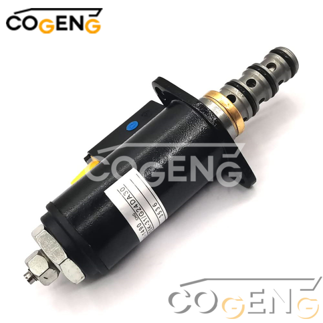 COGENG 121-1490 (1211490) Caterpillar Rotary Solenoid Valve | Direct OEM Replacement for Caterpillar Equipment,Excavator Solenoid Valve | Excavator Pressure Switch | Excavator Revolution Sensor | Excavator Wiring Harness | Excavator Throttle Motor --- COGENG High-Qulity Parts Service GAOGENG Provider,COGENG 121-1490 Blue Dot CAT Solenoid | E320-330C Rotary