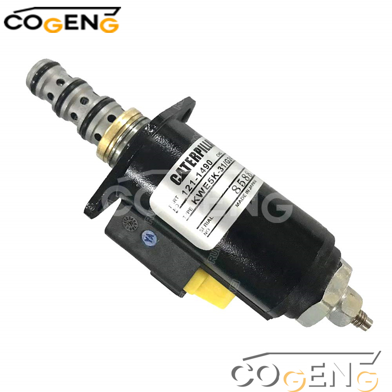 COGENG 121-1490 (1211490) Caterpillar Rotary Solenoid Valve | Direct OEM Replacement for Caterpillar Equipment,Excavator Solenoid Valve | Excavator Pressure Switch | Excavator Revolution Sensor | Excavator Wiring Harness | Excavator Throttle Motor --- COGENG High-Qulity Parts Service GAOGENG Provider,COGENG 121-1490 Blue Dot CAT Solenoid | E320-330C Rotary