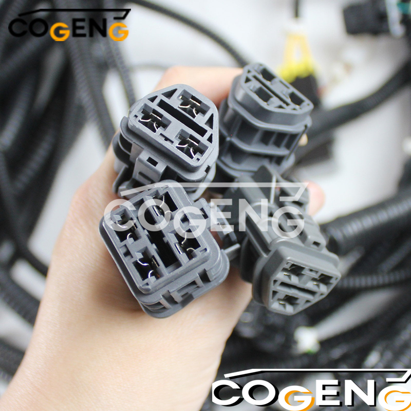 COGENG 207-06-68131 Komatsu Wiring Harness | Direct OEM Replacement for PC300LC-6LE PC300HD-6LE,Excavator Solenoid Valve | Excavator Pressure Switch | Excavator Revolution Sensor | Excavator Wiring Harness | Excavator Throttle Motor --- COGENG High-Qulity Parts Service GAOGENG Provider,Main Wiring Harness 207-06-68131 / 2070668131 for Komatsu PC300-6 PC350-6 Excavator | COGENG