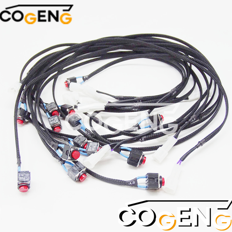 COGENG 207-06-71170 Komatsu Wiring Harness | Direct OEM Replacement for PC360-7 PC1250-7 PC450LC-7,Excavator Solenoid Valve | Excavator Pressure Switch | Excavator Revolution Sensor | Excavator Wiring Harness | Excavator Throttle Motor --- COGENG High-Qulity Parts Service GAOGENG Provider,Console Key Switch Wiring Harness 207-06-71170 / 2070671170 for Komatsu PC360-7 PC1250-7 PC450LC-7 Excavator | COGENG