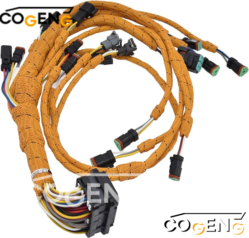 COGENG 195-7226 Caterpillar Wiring Harness | Direct OEM Replacement for CAT C-9 330C 330CFM,Excavator Solenoid Valve | Excavator Pressure Switch | Excavator Revolution Sensor | Excavator Wiring Harness | Excavator Throttle Motor --- COGENG High-Qulity Parts Service GAOGENG Provider,195-7226 Engine Wire Harness for CAT C9 Excavator 330C, 330CFM (High Quality COGENG Replacement)