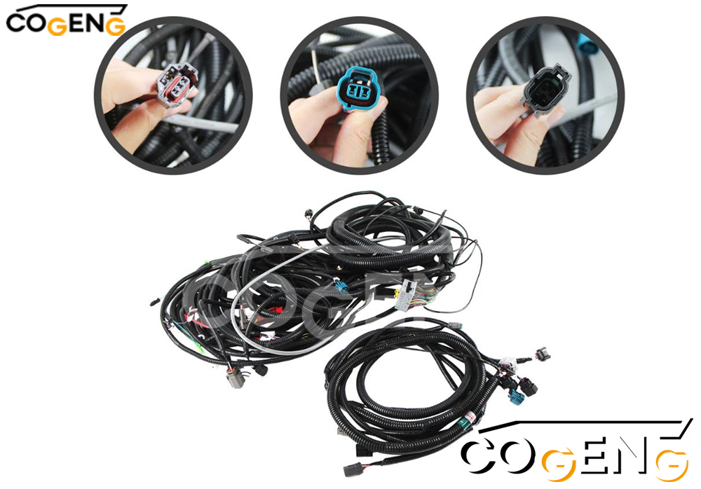 COGENG 0004777 Hitachi Wiring Harness | Direct OEM Replacement for ZX330 ZX370,Excavator Solenoid Valve | Excavator Pressure Switch | Excavator Revolution Sensor | Excavator Wiring Harness | Excavator Throttle Motor --- COGENG High-Qulity Parts Service GAOGENG Provider,Hitachi Engine Wiring Harness 0004777 | COGENG Premium Quality | Oil & Heat Resistant Construction