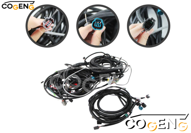COGENG 0004777 Hitachi Wiring Harness | Direct OEM Replacement for ZX330 ZX370,Excavator Solenoid Valve | Excavator Pressure Switch | Excavator Revolution Sensor | Excavator Wiring Harness | Excavator Throttle Motor --- COGENG High-Qulity Parts Service GAOGENG Provider,Hitachi Engine Wiring Harness 0004777 | COGENG Premium Quality | Oil & Heat Resistant Construction
