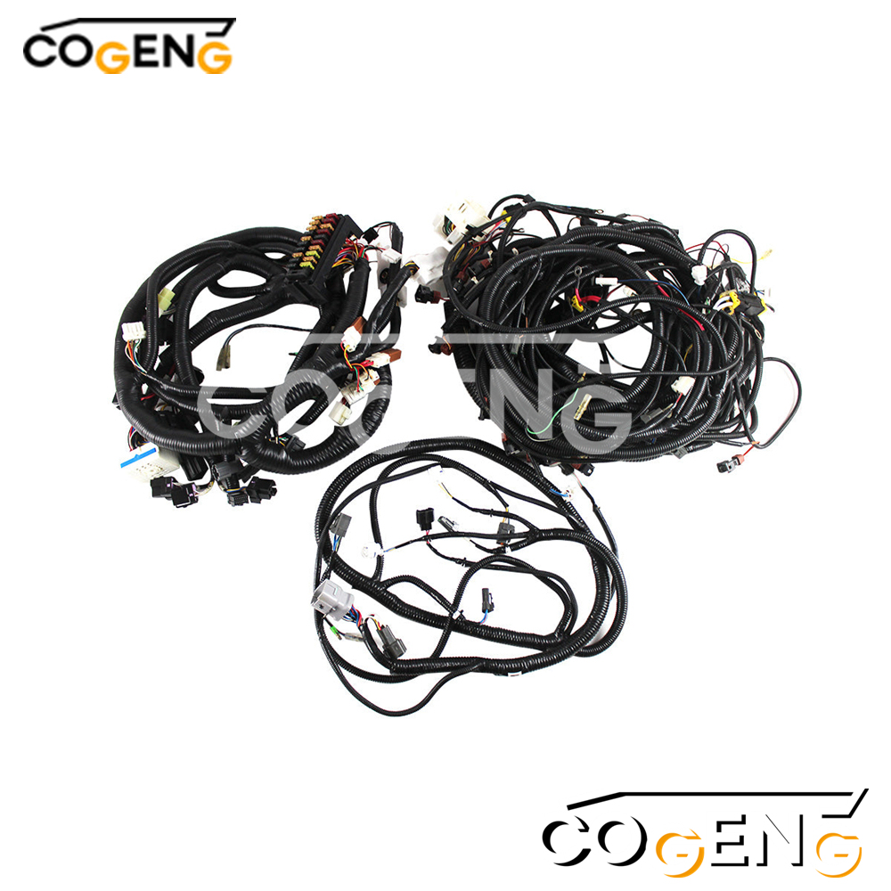 COGENG 0001044 & 0001049 Hitachi Wiring Harness | Direct OEM Replacement for EX100-2 EX120-2 EX200-2,Excavator Solenoid Valve | Excavator Pressure Switch | Excavator Revolution Sensor | Excavator Wiring Harness | Excavator Throttle Motor --- COGENG High-Qulity Parts Service GAOGENG Provider,COGENG Hitachi Harness 0001044 & 0001049 | Main Wiring Pai